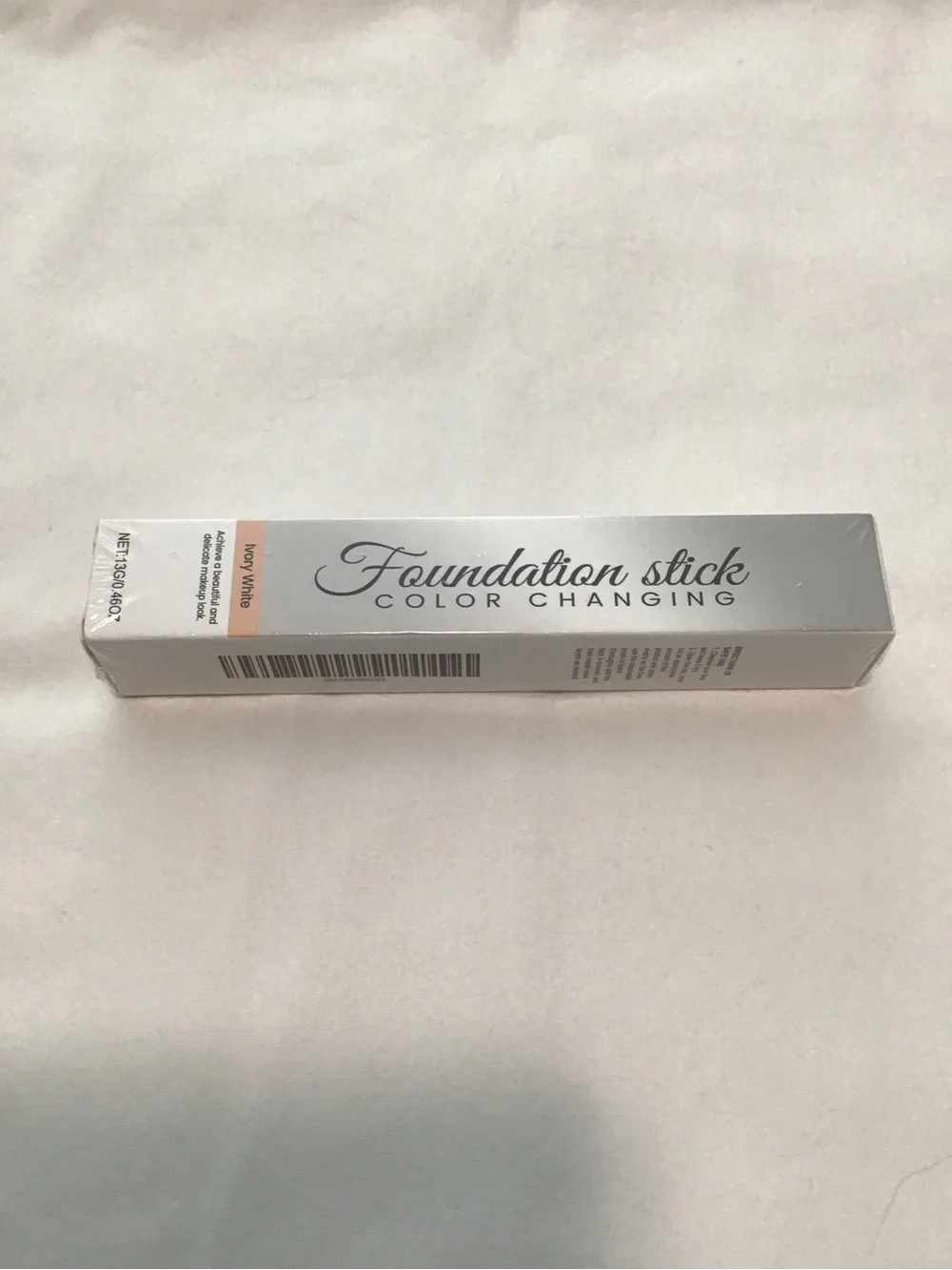 Ivory White Color-Changing Foundation Stick - Lightweight Coverage